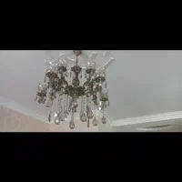 دو عدد لوستر برنز پنج شاخه ده شعله|لوستر و چراغ آویز|کرمانشاه, |دیوار