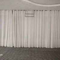 پرده حریر همراه آستر