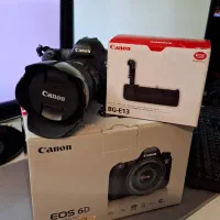 دوربین کنون 6D + لنز 24 105 + گریپ + فیلتر + ریموت|دوربین عکاسی و فیلم‌برداری|تهران, تهرانپارس غربی|دیوار
