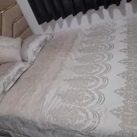 روتختی ابریشم دونفره کامل باسه تابالشت