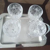 لیوان گیلاس خوری، کریستال