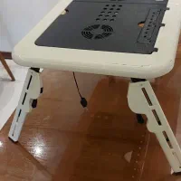 میز کوتاه لپ تاپ  با فن  و قابلیت تا شدن