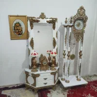 آینه کنسول ساعت|آینه|ماهدشت, |دیوار