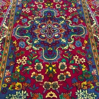 فرش دستباف ۳ متری گل ابریشم ۳۰ تومن|فرش|مشکین‌دشت, |دیوار
