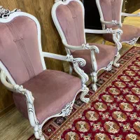 مبل ۹ نفره چوب گردو فوق العاده تمیز