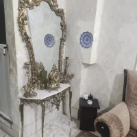 آینه شمعدان برنج