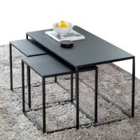 جلومبلی عسلی چوب فلز مدرن