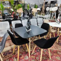 پخش میز وصندلی کافه ای رستوران فایبرگلاس پارچه ای
