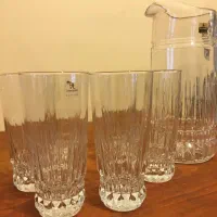 پارچ و لیوان هفت پارچه لومینارک فرانسه