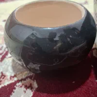 گلدان سفالی کوچک رومیزی