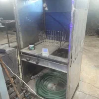 فرساندویچ یخچال شیش در سالم وسایل فر ساندویچ