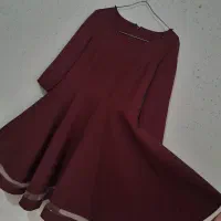 پیراهن مجلسی زنانه زرشکی