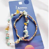 دستبند کشی دو تایی سنگی چند رنگ|بدلیجات|تبریز, |دیوار