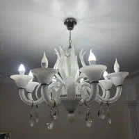 لوستر ۸ و ۶ شاخه تمام کریستال|لوستر و چراغ آویز|تهران, مرزداران|دیوار