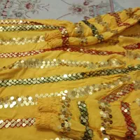 پیراهن نخی بندری هزارپولک|لباس|میناب, |دیوار