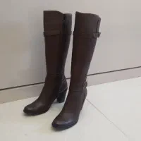 بوت ساق بلند تمام چرم