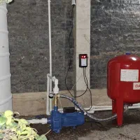 نصاب پمپ آب و منبع