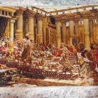 قالیچه کاخ سلیمان|فرش|تهران, باغ فردوس|دیوار