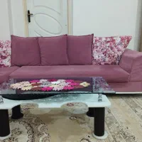 مبل L همراه با میز عسلی|مبلمان خانگی و میز عسلی|پیر سلیمان, |دیوار