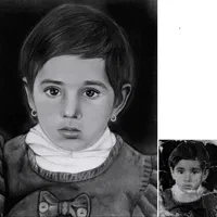 سفارش طراحی نقاشی چهره سیاه قلم کادو روز مرد تولد|تابلو، نقاشی، عکس|تهران, افسریه شمالی|دیوار