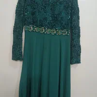 لباس مجلسی سبز رنگ