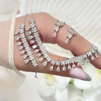 سرویس نقره جواهری عیناً طلا در بازار میدان نماز|جواهرات|تبریز, |دیوار