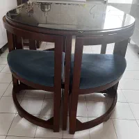 میز غذاخوری کمجا شش نفره به همراه شش صندلی