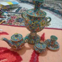 سلام سماور میناکاری|صنایع دستی و سایر لوازم تزئینی|نظرآباد, مسکن مهر نظرآباد|دیوار