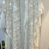 مانتو لباس مجلسی سفید