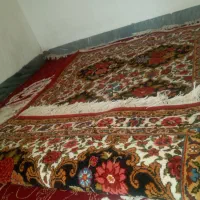 قالی ذرع و نیم قاب شیدا رنگ خومه ثابت جهادی