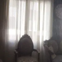 سه عدد پرده کتان سالم