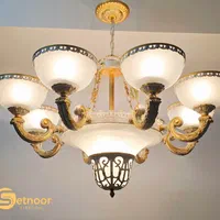 بیش از ۱۰ نوع لوستر و لنتر و دیوار کوب تک (ست نور)|لوستر و چراغ آویز|تهران, اقدسیه|دیوار