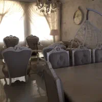 مبلمان 7 نفره ناهارخوری 8 نفره بوفه و میز تی وی|مبلمان خانگی و میز عسلی|تهران, مینای جنوبی|دیوار