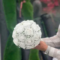 دسته گل عروس جاودان