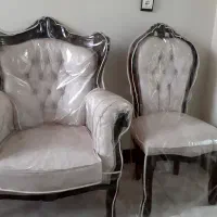 مبل کلاسیک استیل ۹ نفره مقطوع ۳۵ میلیون تومان|مبلمان خانگی و میز عسلی|نهاوند, |دیوار