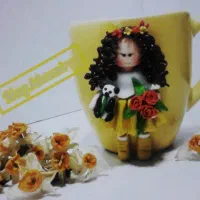 ماگ های عروسکی خمیری