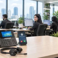 راه‌اندازی مرکز تماس، VoIP ،تلفن ۵ رقمی، تلفن گویا