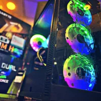 کیس کامپیوتر گیمینگ 1660ti gtx rgb نسل ۱۰|رایانه رومیزی|تهران, شهر زیبا|دیوار