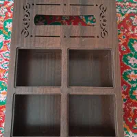جا دستمال چوبی