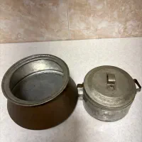 هاون برنجی و دیگچه و قابلمه مسی قدیمی کوچک|کلکسیون اشیاء عتیقه|تهران, شهران شمالی|دیوار