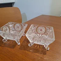 یه جفت قندان کریستال خورشیدی