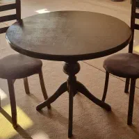 میز و صندلی تمام چوب