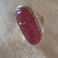 انگشتر یاقوت رخ درویش قدیمی فروش توافقی|بدلیجات|کرمانشاه, |دیوار