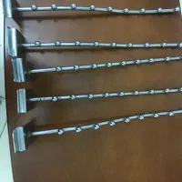 چوب لباسی کریستالی و آویز ساچمه ای ۹ تیله|بندرخت و رخت‌آویز|رشت, استادسرا|دیوار