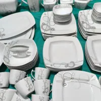 سرویس ۱۲ تایی اصل وکامل درحدنو همه ۵۵۰۰|ظروف سرو و پذیرایی|بابل, |دیوار