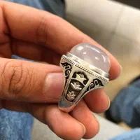 انگشتر نقره دستاز عقیق یمن ۳۱گرم