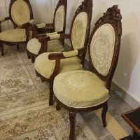 مبل ۱۱نفره به همراه میز غذاخوری|میز و صندلی غذاخوری|قم, بنیاد|دیوار