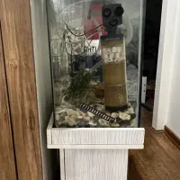 آکواریوم همراه با کمد زیرش