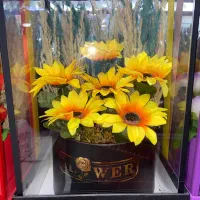 باکس گل VIP تک /عمده|گل مصنوعی|آفتاب, |دیوار