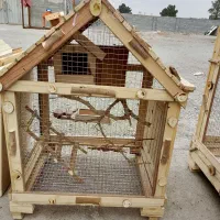 قفس چوبی پرنده